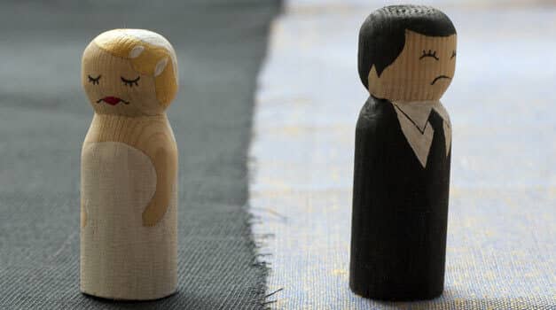 4 etapas del divorcio y la separación