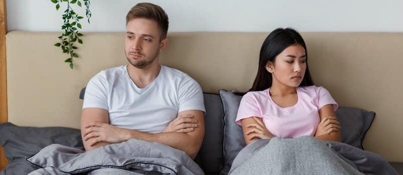 5 razones comunes para un matrimonio sin sexo