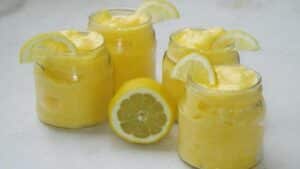 mousse de limón